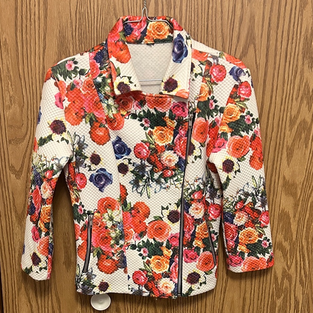 Floral Women's Jacket - size small